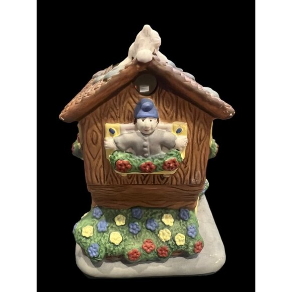 Partylite Porcelain Flower Shop Cottage Tea‎ Light Candle House - Picture 4 of 9